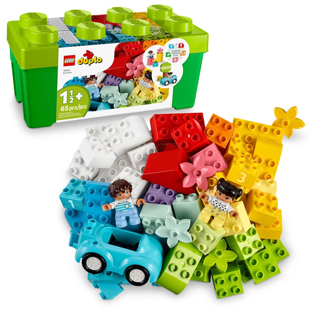 LEGO® DUPLO® Classic Brick Box 10913 Building Toy (65 Pieces)